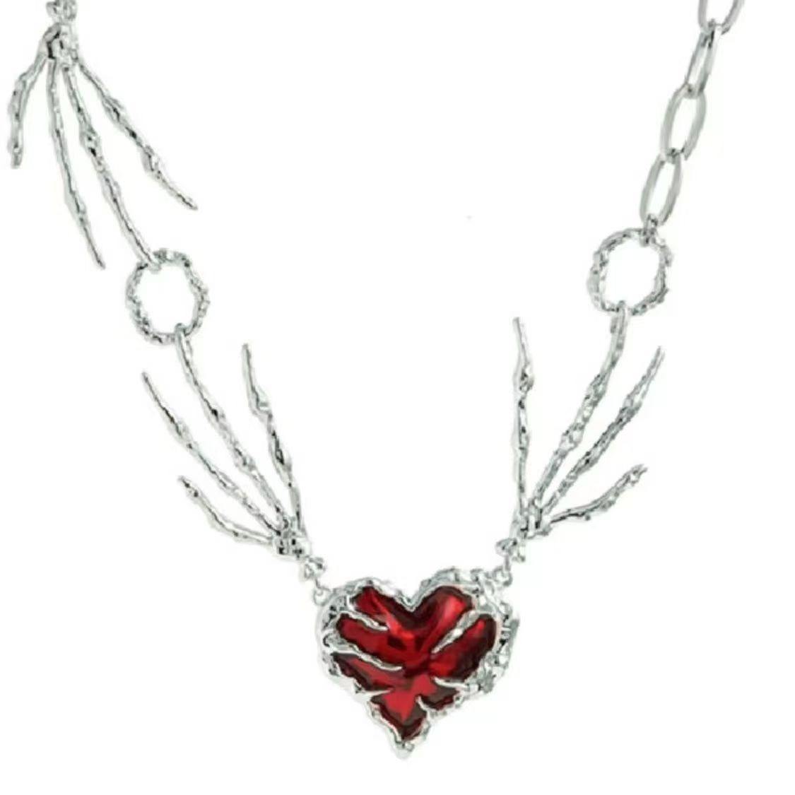 Runo-Gothic Spiked Necklace