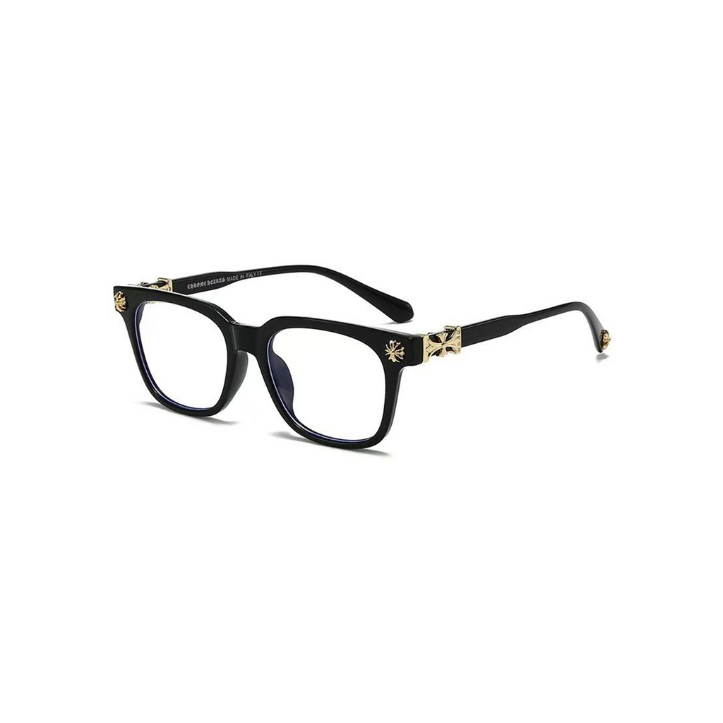 Clover Glasses-Black Golden