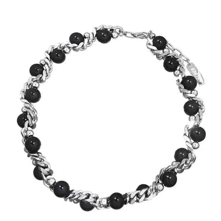 Kage-Pearl Wrapped Necklace