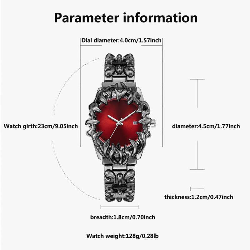 Tensho Mugen – Gothic Spiked Timepiece - Tensho.clo