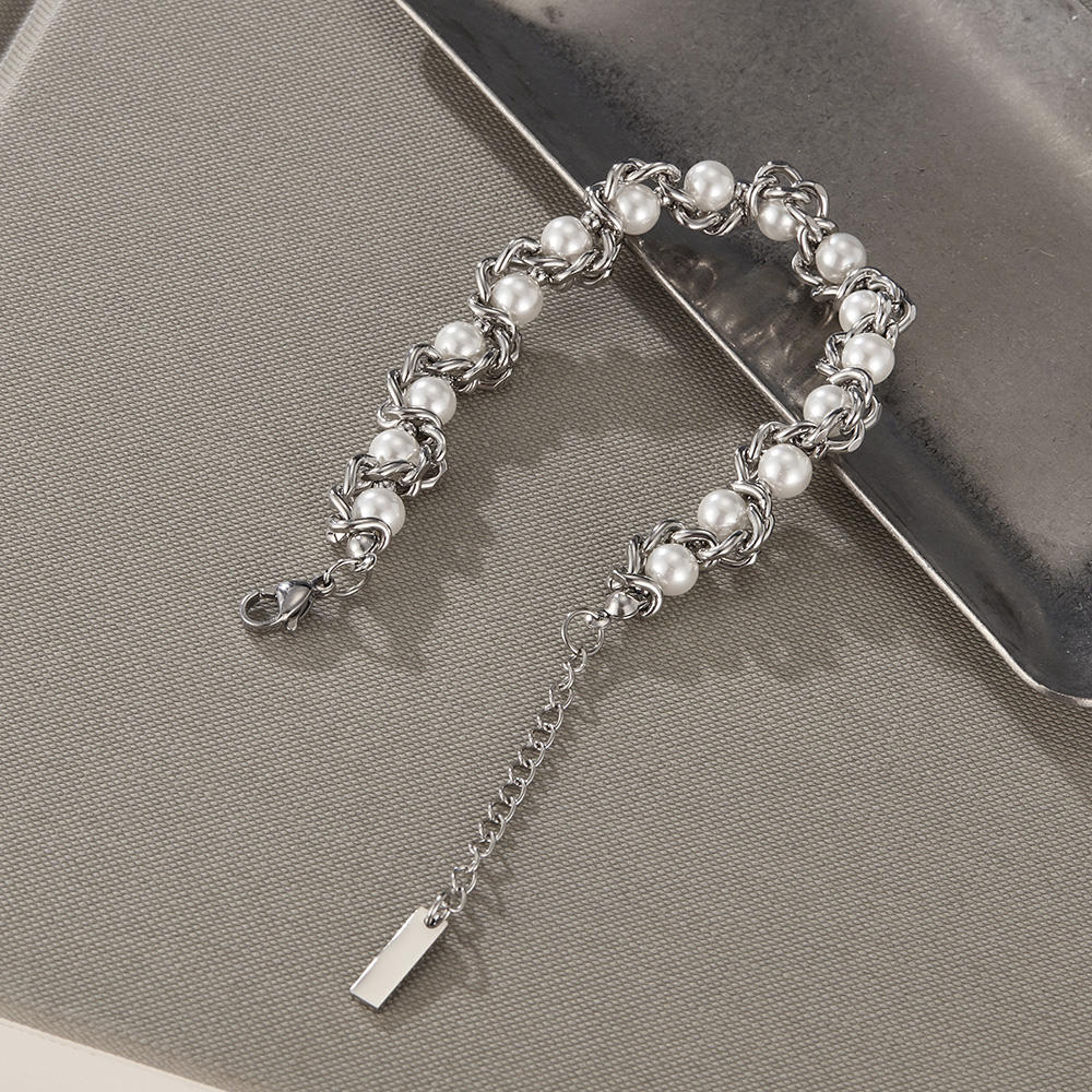 Ren-Pearl Wrapped Bracelet