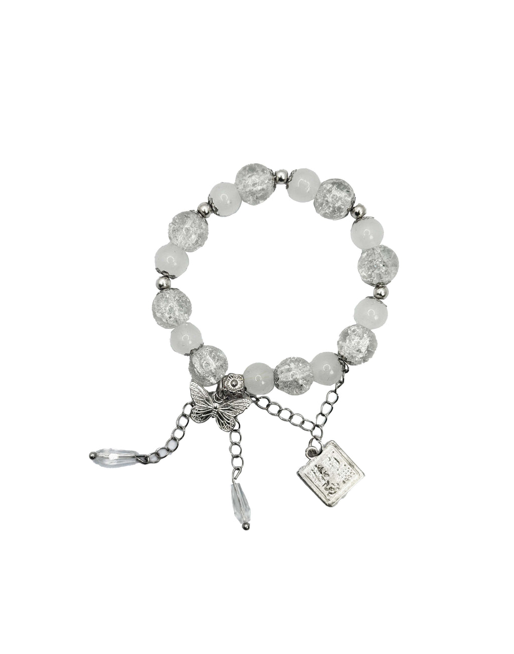 RUKIYA - White Bead Bracelet