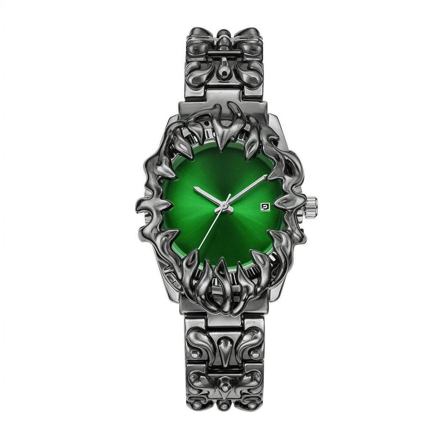 Tensho Midori – Gothic Spiked Timepiece - Tensho.clo