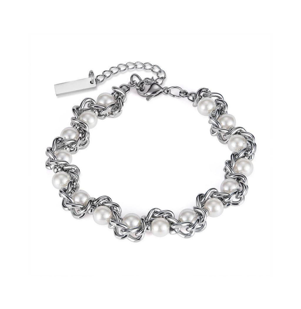 Ren-Pearl Wrapped Bracelet