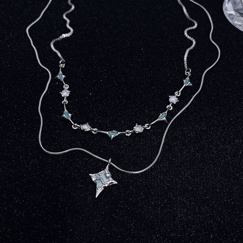 Asura V2-Wrapped Emerald Necklace - Tensho.clo