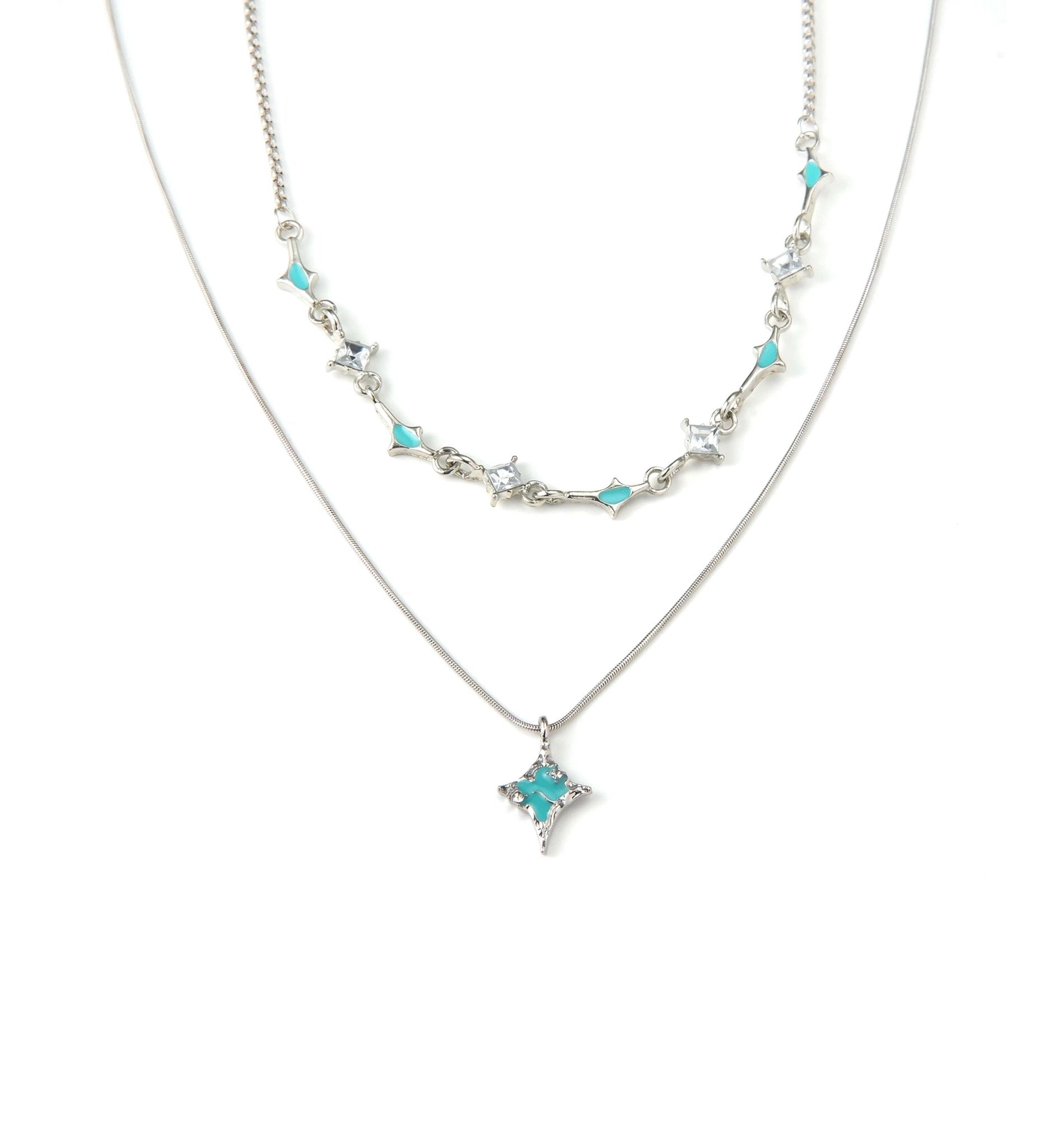 Asura V2-Wrapped Emerald Necklace - Tensho.clo