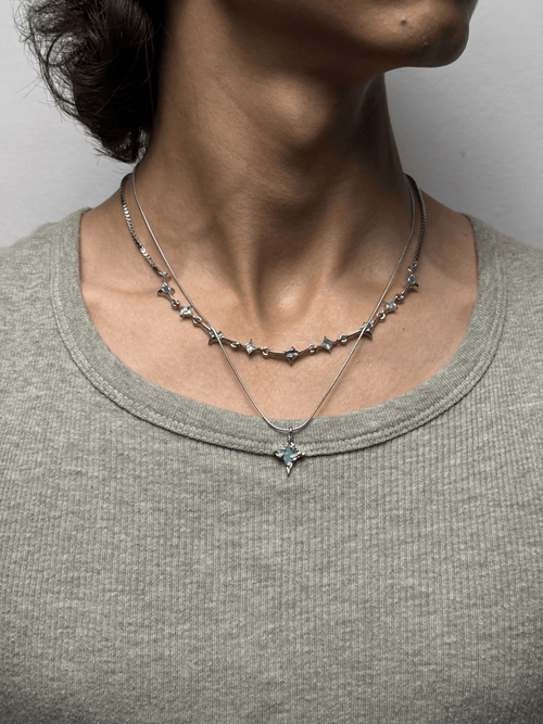 Asura V2-Wrapped Emerald Necklace - Tensho.clo