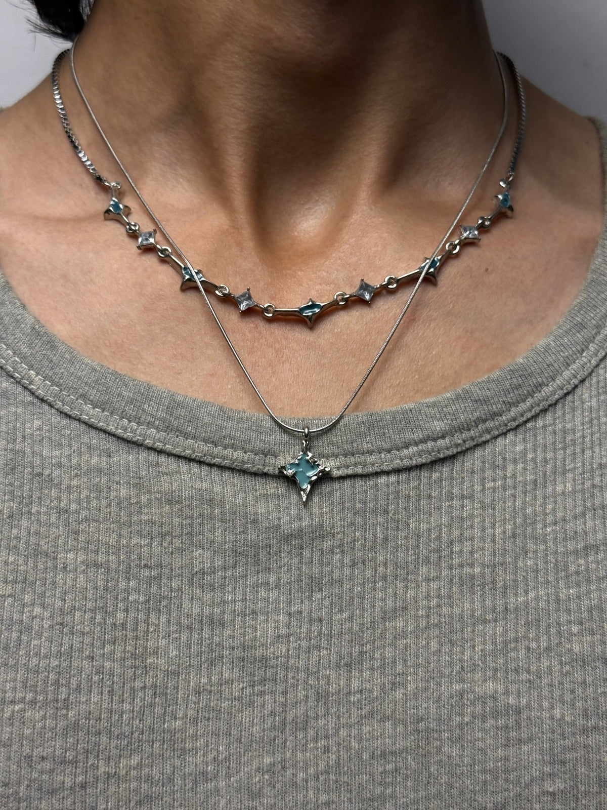 Asura V2-Wrapped Emerald Necklace - Tensho.clo