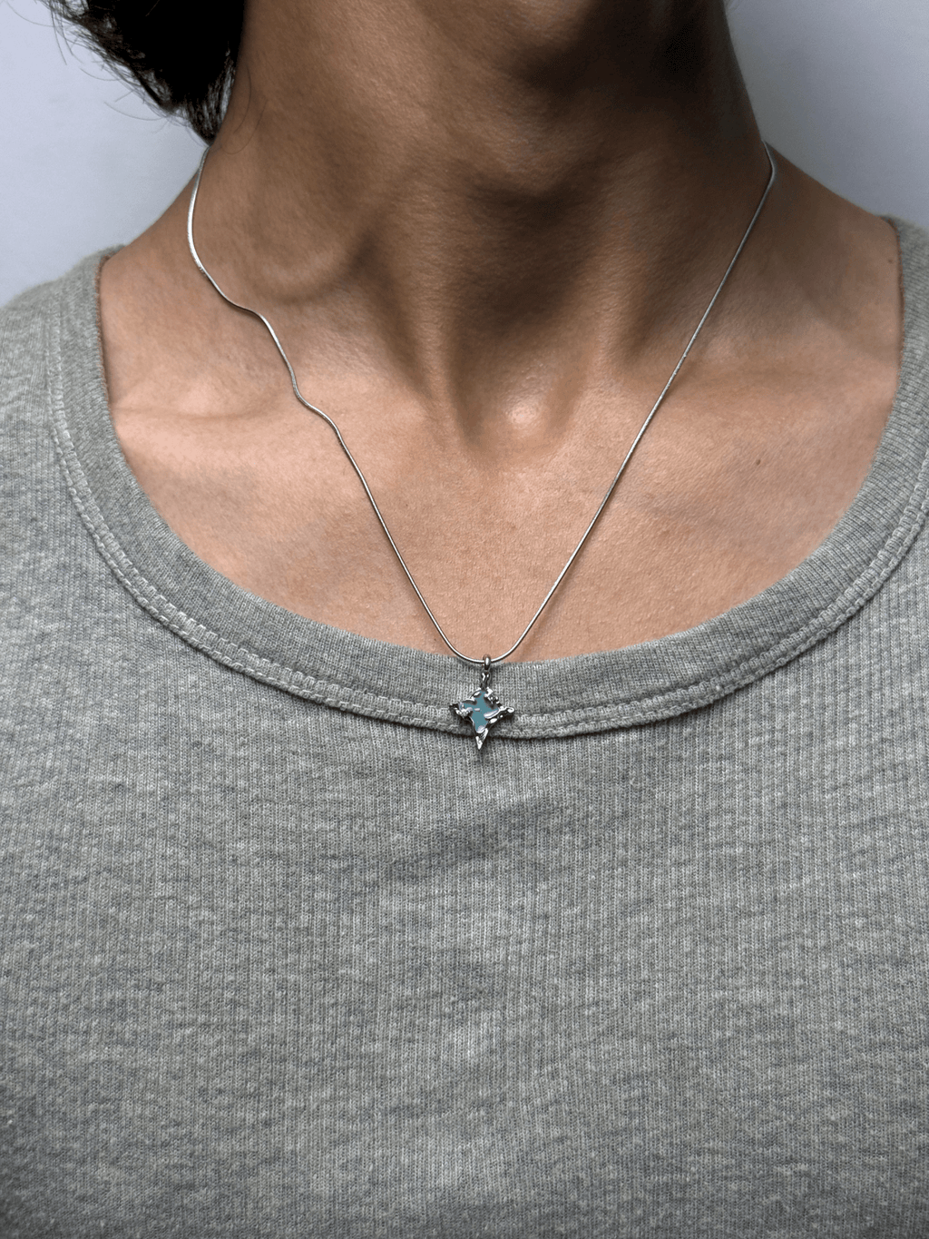 Asura V2-Wrapped Emerald Necklace - Tensho.clo
