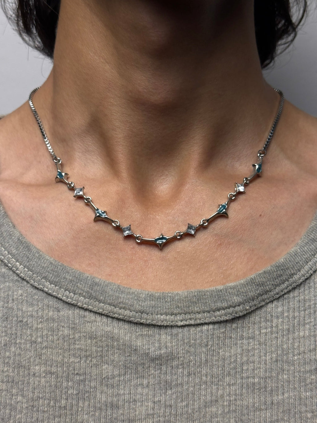 Asura V2-Wrapped Emerald Necklace - Tensho.clo