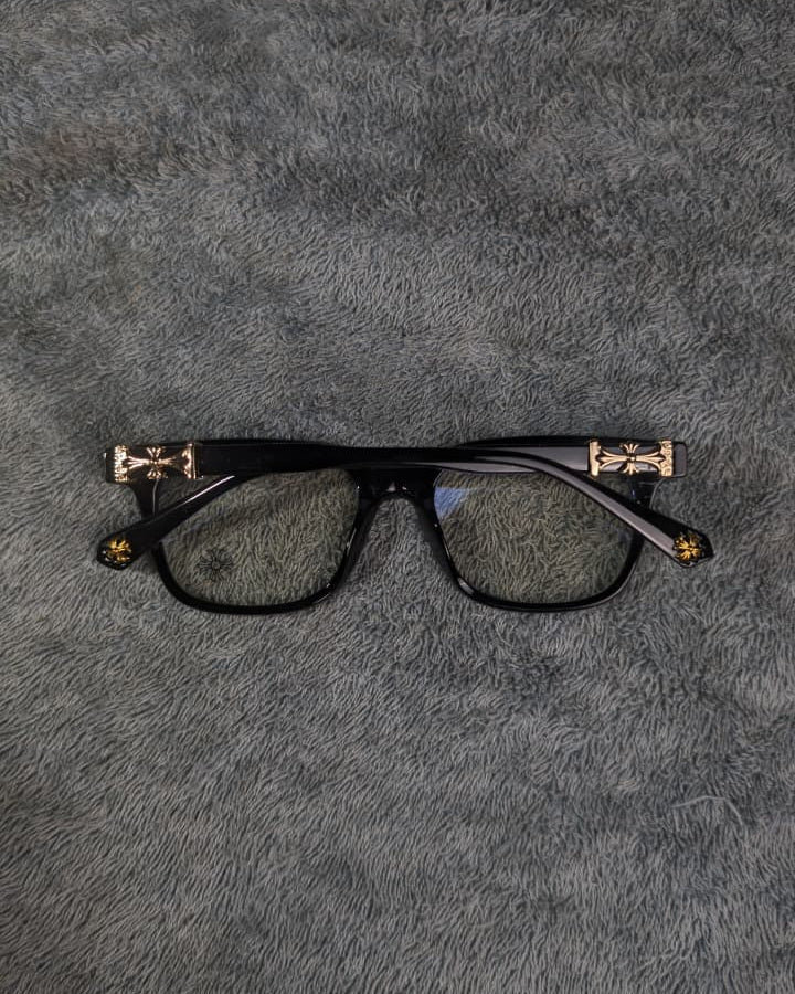 Clover Glasses-Black Golden - Tensho.clo