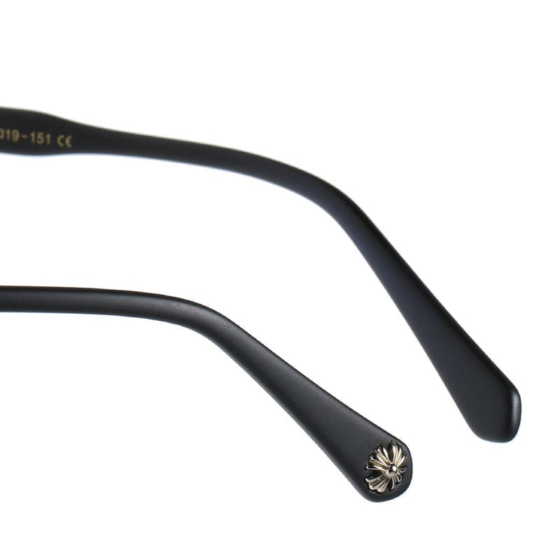 Clover Glasses-Black Silver - Tensho.clo