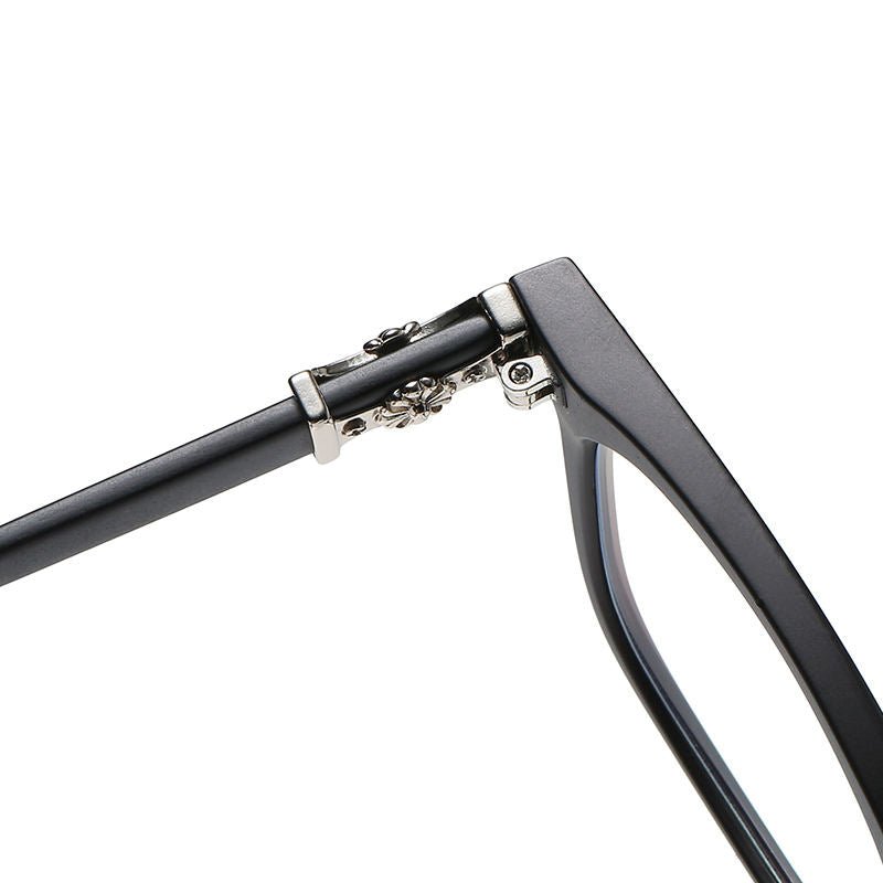 Clover Glasses-Black Silver - Tensho.clo
