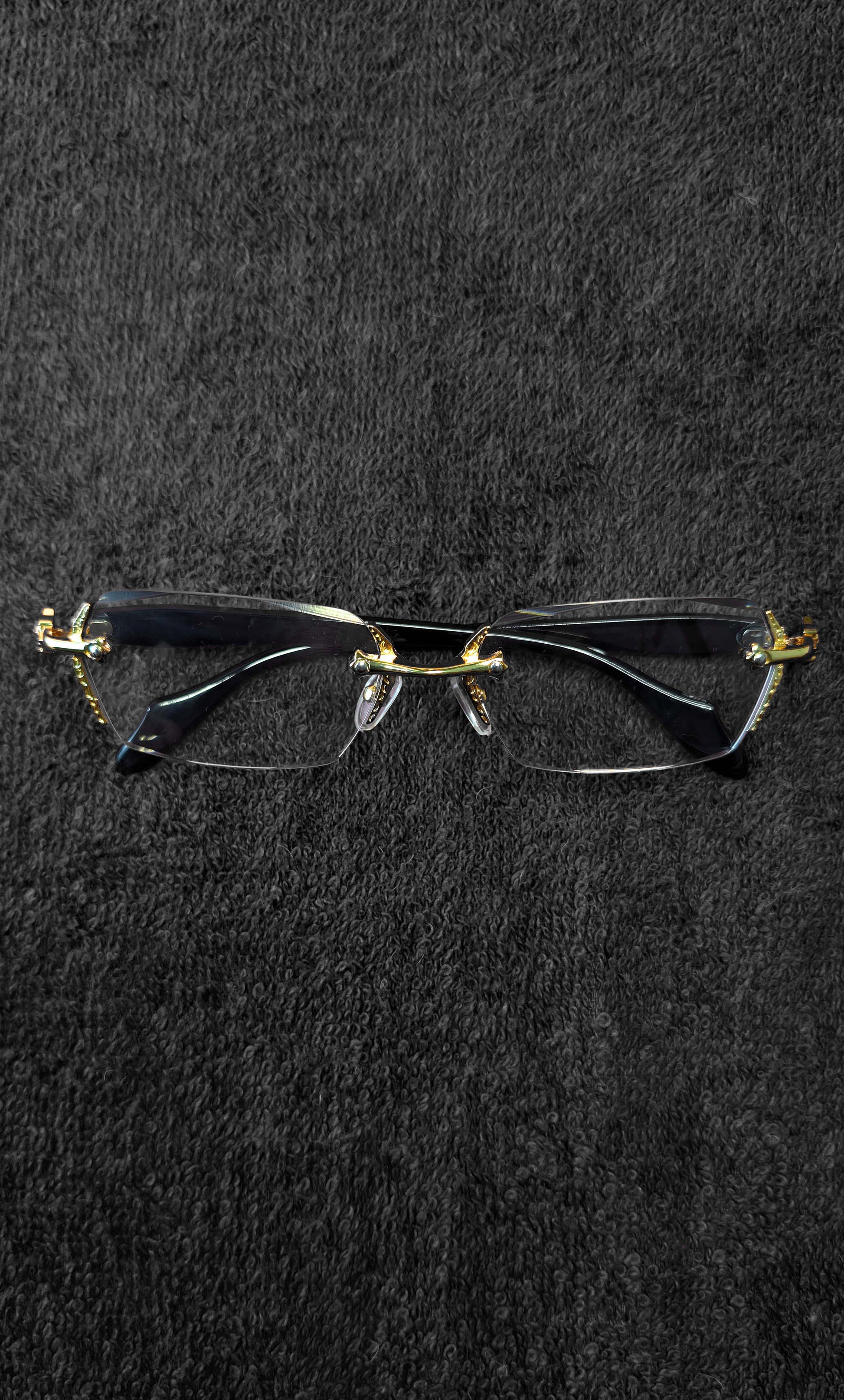 SYLUS - The Golden Rimless Glasses