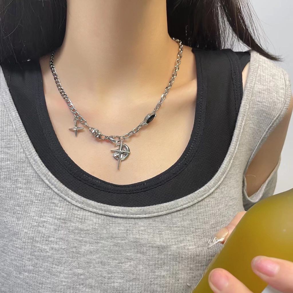 Furen-Y2k Star Necklace - Tensho.clo