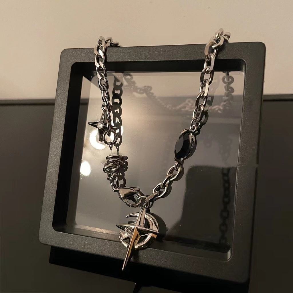 Furen-Y2k Star Necklace - Tensho.clo
