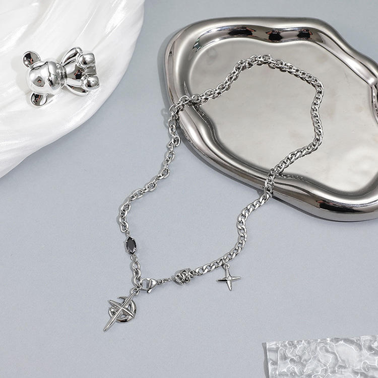 Furen-Y2k Star Necklace - Tensho.clo