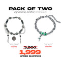 Japanese-Gothic Bracelets-Pack of Two Bracelets - Tensho.clo