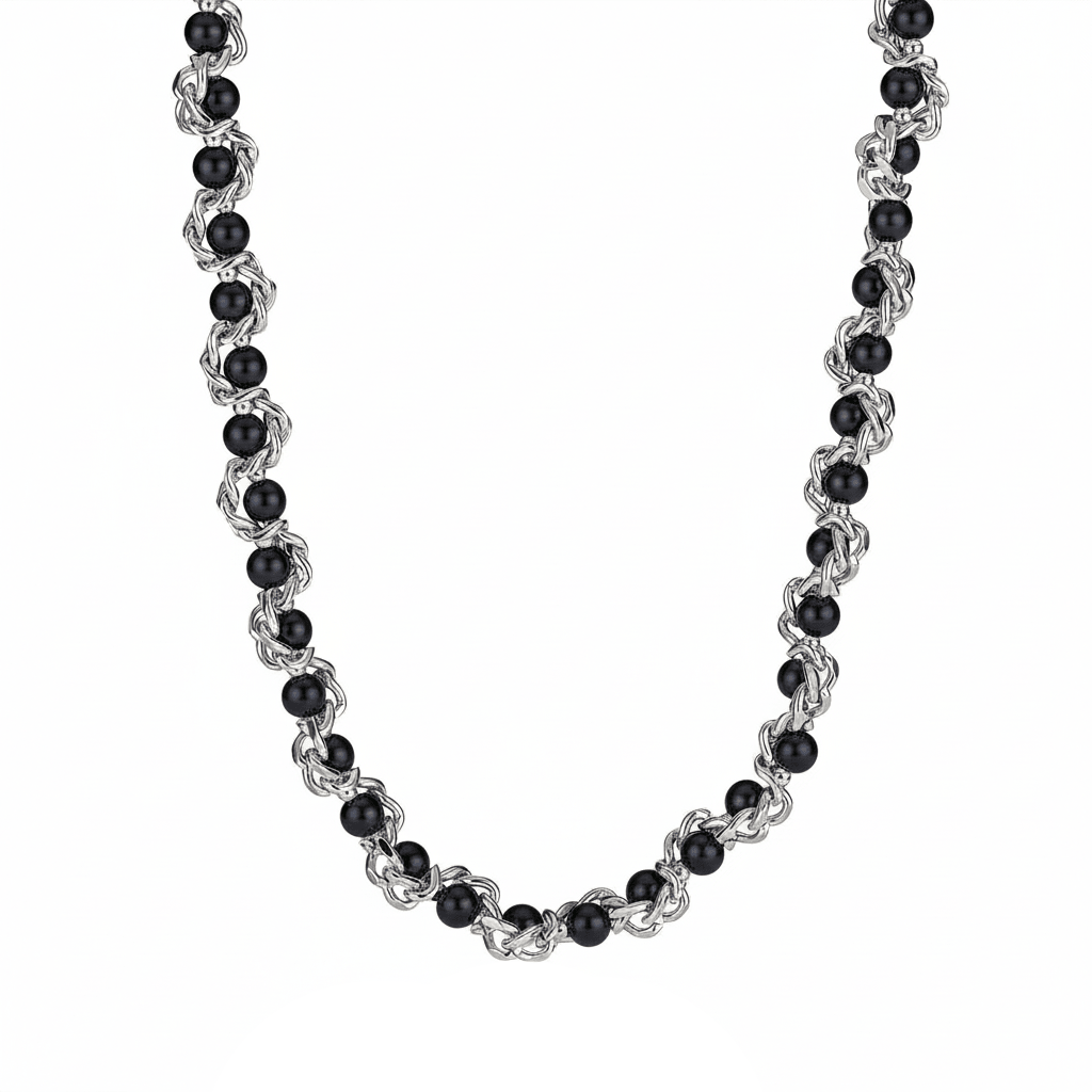 Kage-Pearl Wrapped Necklace - Tensho.clo