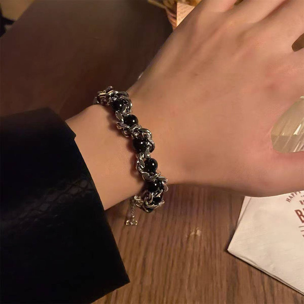 Kessoku-Pearl Wrapped Bracelet - Tensho.clo