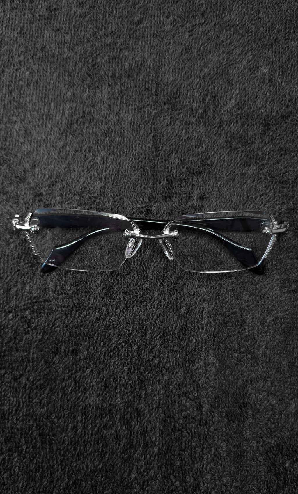 MORTIS - The Silver Rimless Glasses - Tensho.clo