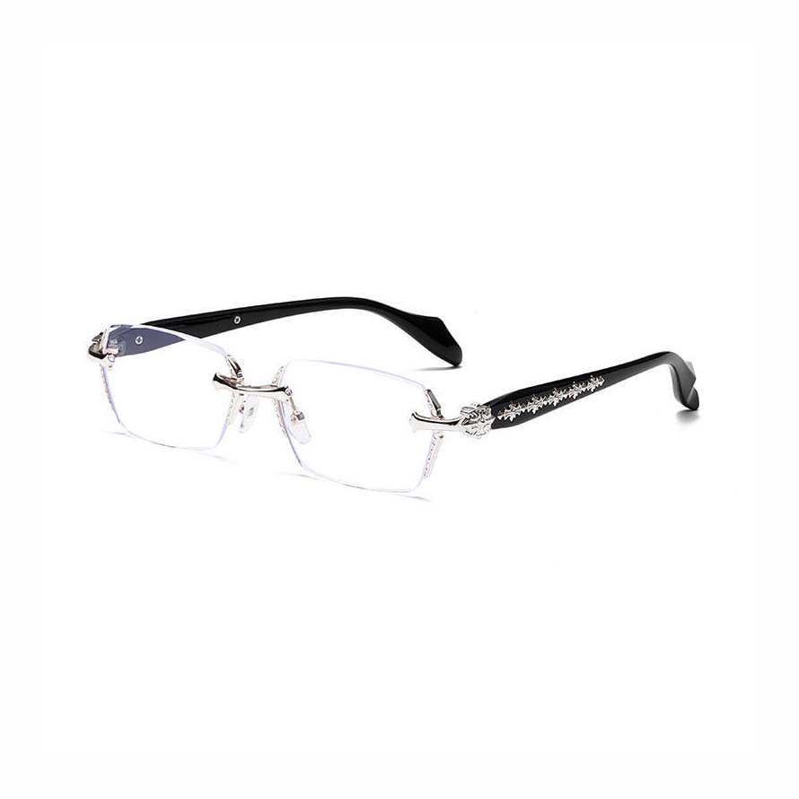 MORTIS - The Silver Rimless Glasses - Tensho.clo