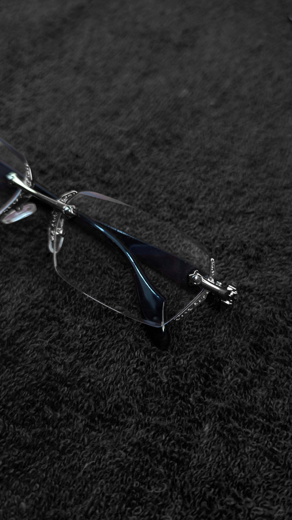 MORTIS - The Silver Rimless Glasses - Tensho.clo