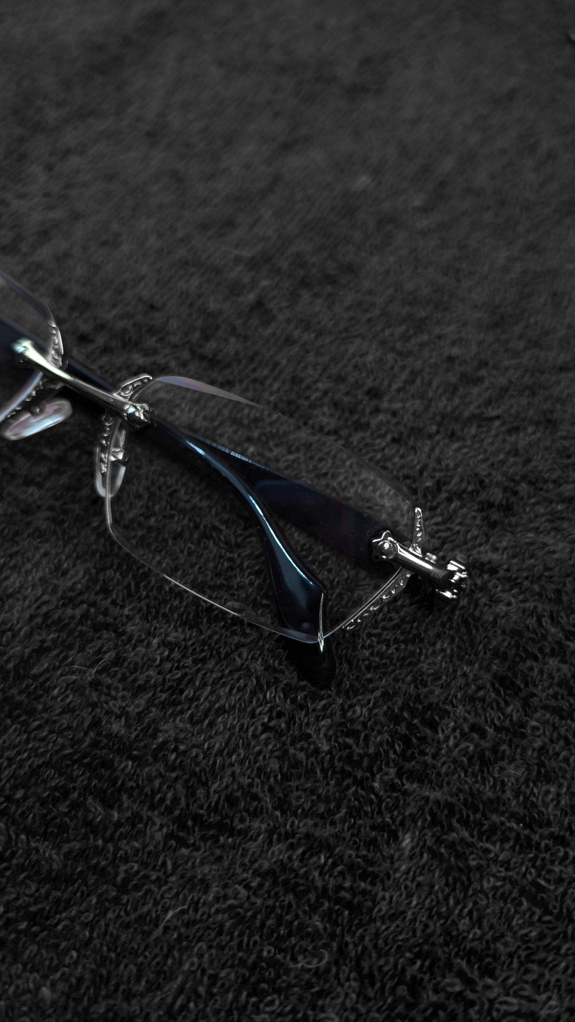 MORTIS - The Silver Rimless Glasses - Tensho.clo