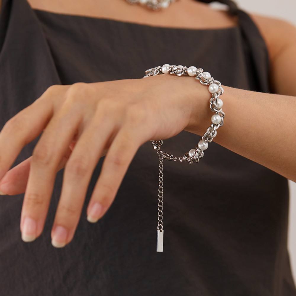 Ren-Pearl Wrapped Bracelet - Tensho.clo