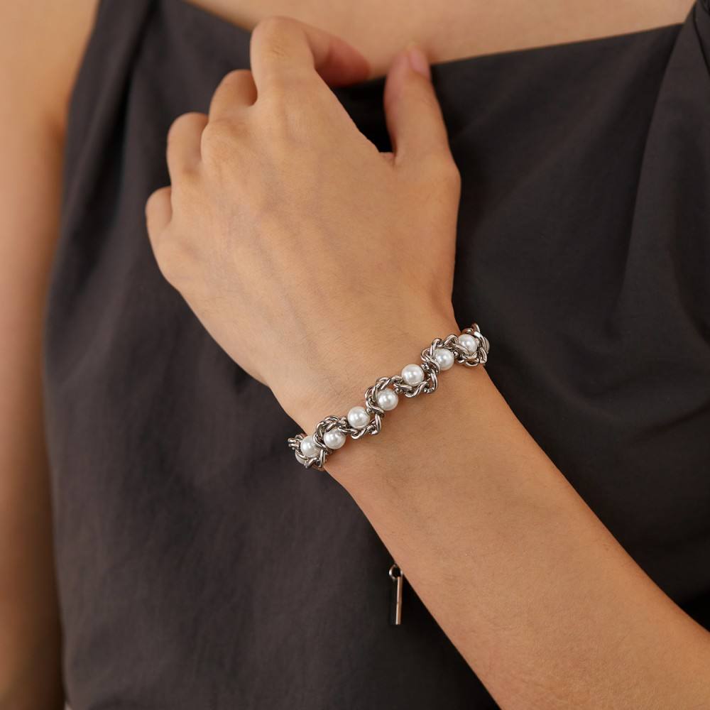 Ren-Pearl Wrapped Bracelet - Tensho.clo