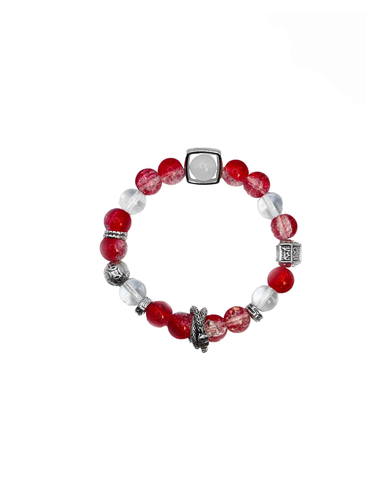 RIYA - Crimson Bead Bracelet - Tensho.clo