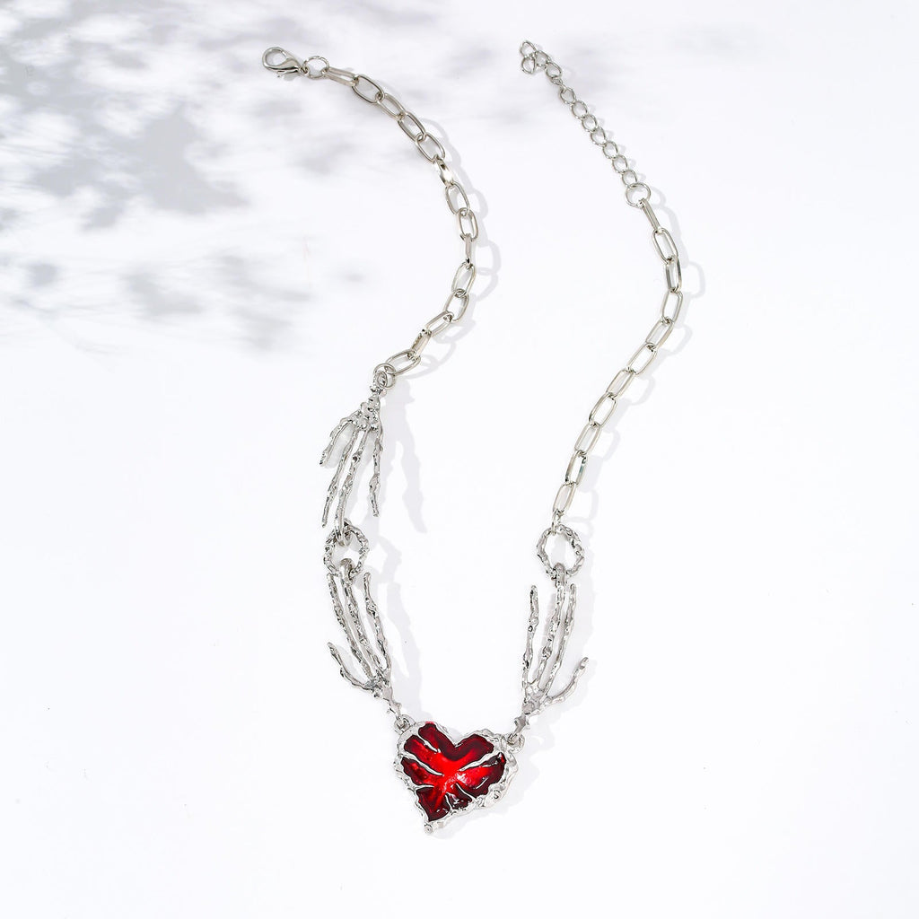 Runo-Gothic Spiked Necklace - Tensho.clo
