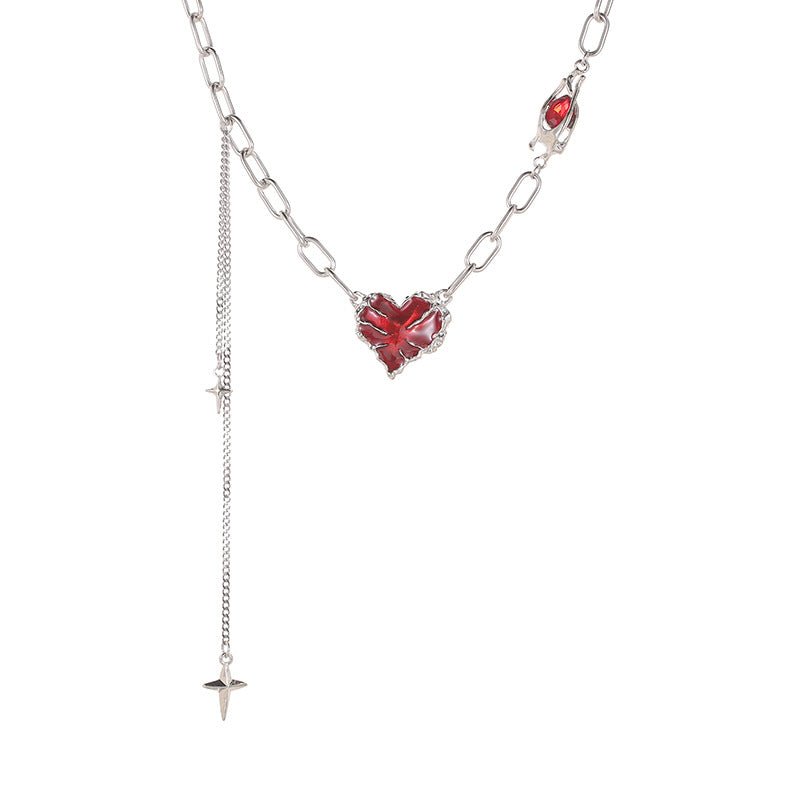 RYŪ - Heart Choker Necklace - Tensho.clo