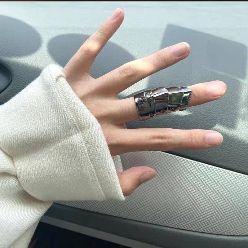 Shinso Silva 2.0-The Armour Ring - Tensho.clo