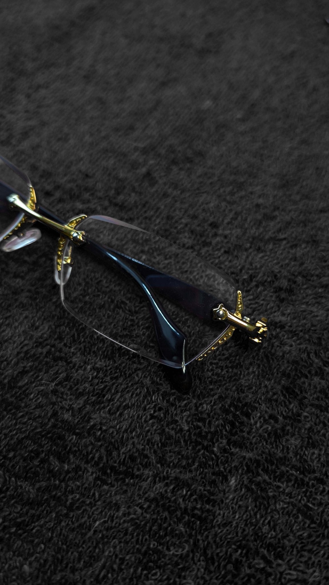 SYLUS - The Golden Rimless Glasses - Tensho.clo