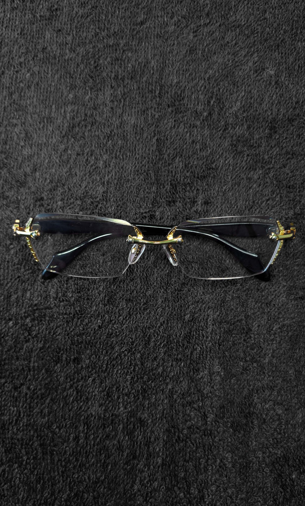 SYLUS - The Golden Rimless Glasses - Tensho.clo