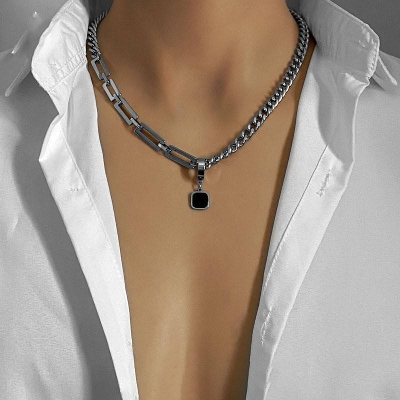 Tensa-Black Tag Dual Chain - Tensho.clo