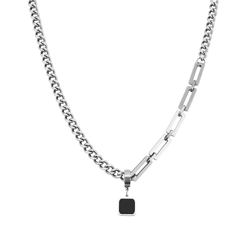 Tensa-Black Tag Dual Chain - Tensho.clo