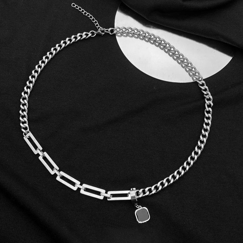 Tensa-Black Tag Dual Chain - Tensho.clo