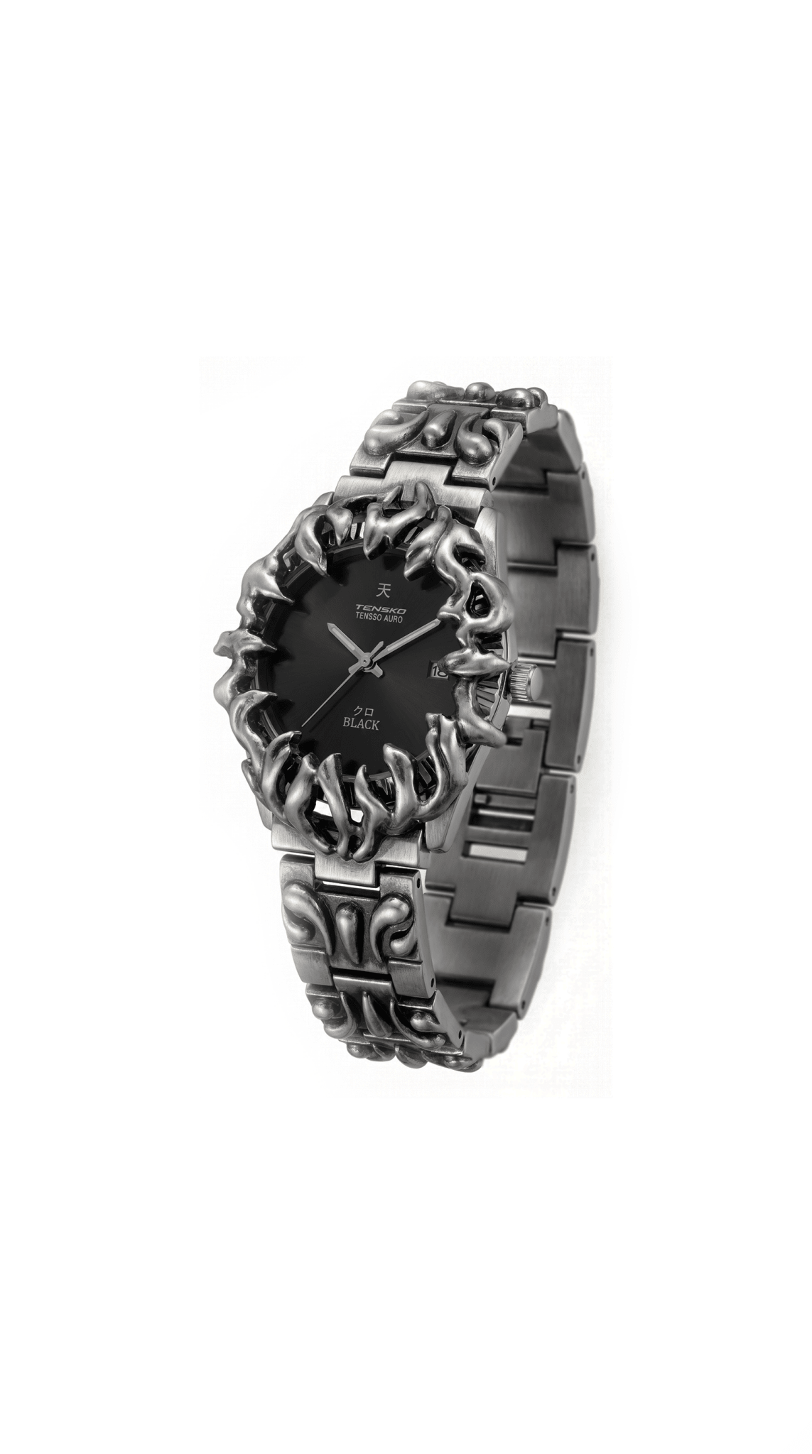 Tensho Kuro – Gothic Spiked Timepiece - Tensho.clo
