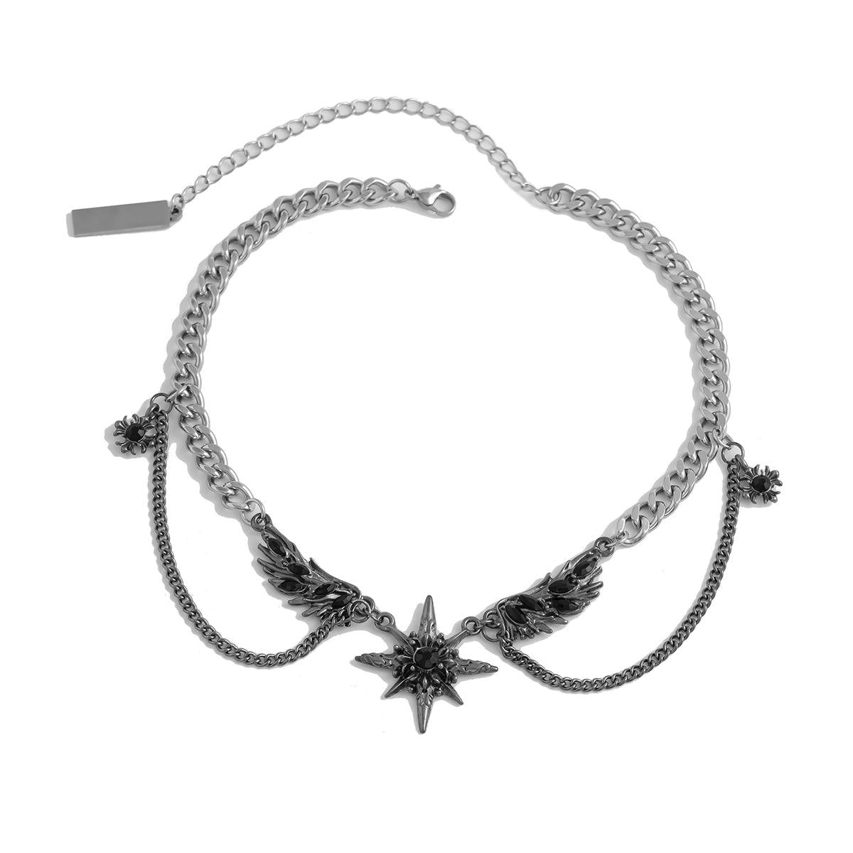 Tsubasa-Winged Gothic Necklace - Tensho.clo