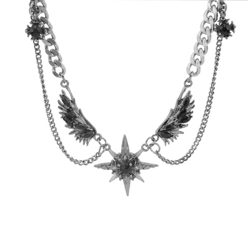 Tsubasa-Winged Gothic Necklace - Tensho.clo