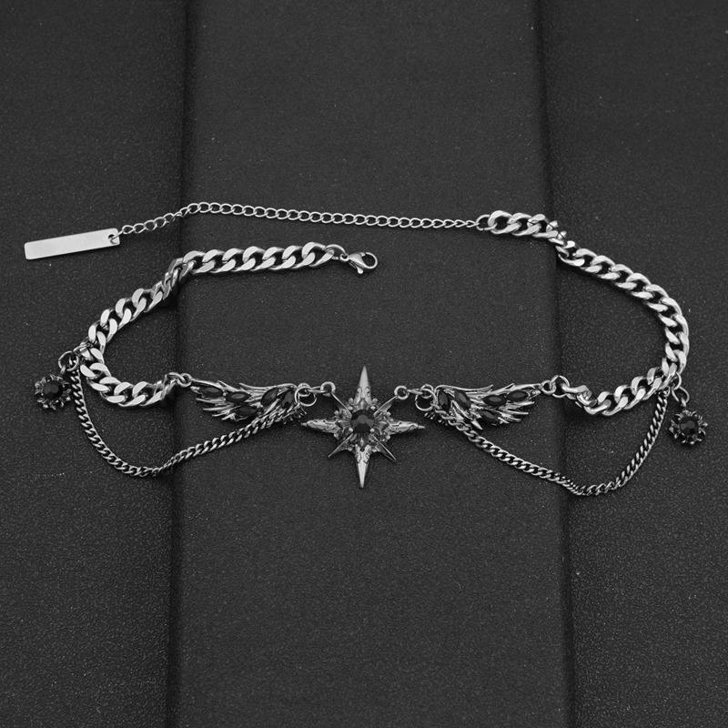 Tsubasa-Winged Gothic Necklace - Tensho.clo