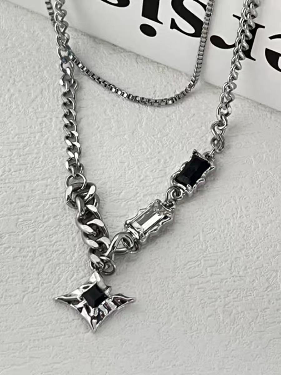 Yozora-Double Layer Necklace - Tensho.clo