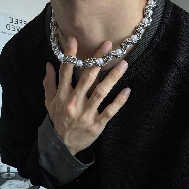 Yuki-Pearl Wrapped Necklace - Tensho.clo